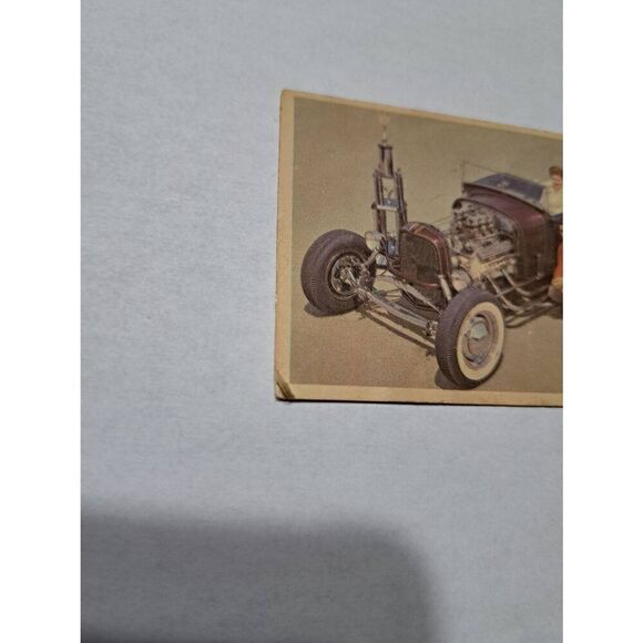 Vintage 1965 Hot Rod Magazine #15 Six Pots Trading Card Spec Sheet - Picture 2 of 3